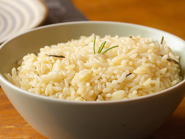 Arroz a La Manteca y Romero